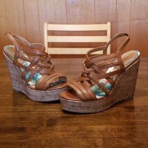 Madden girl strappy wedges